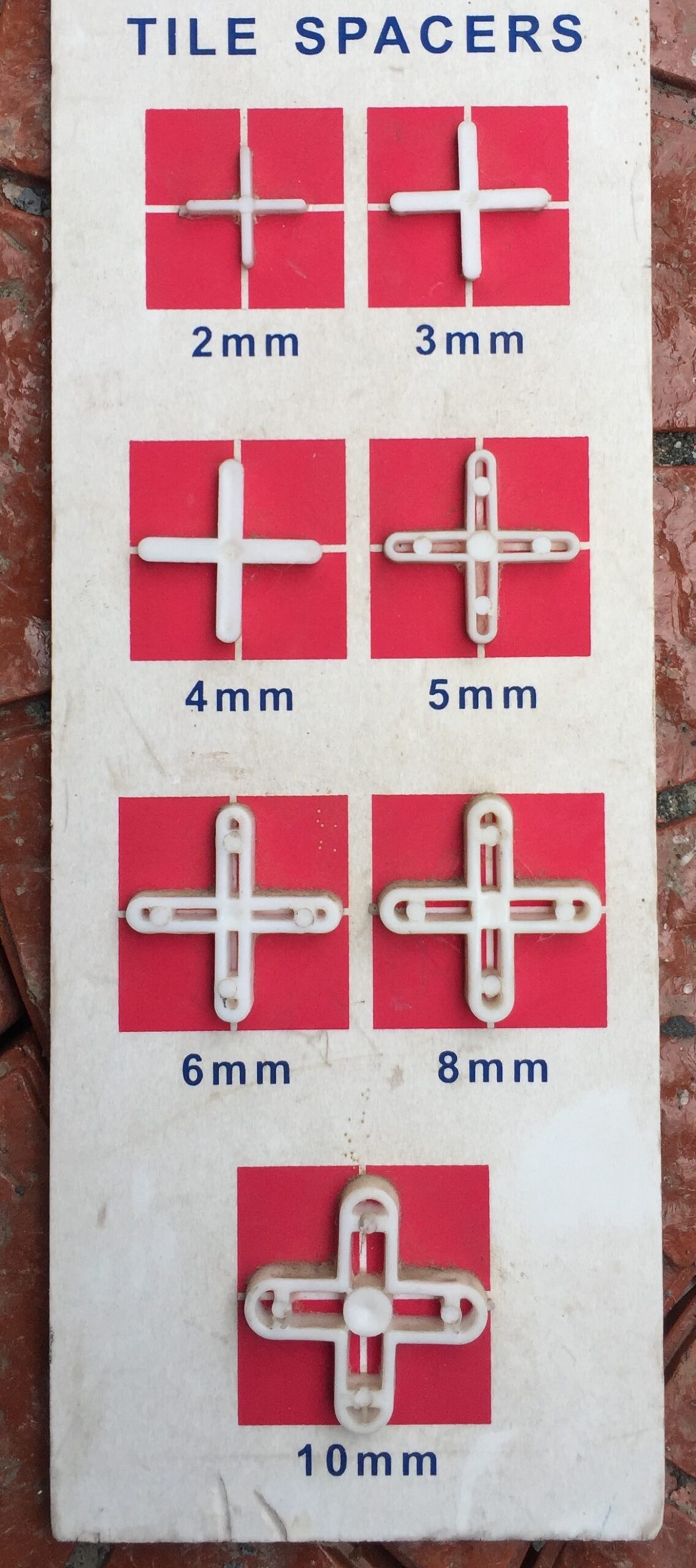 Smallest tile spacers discount